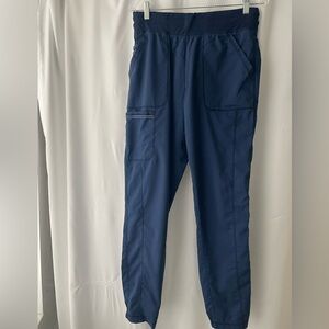 Navy Jogger Style Scrub Pants